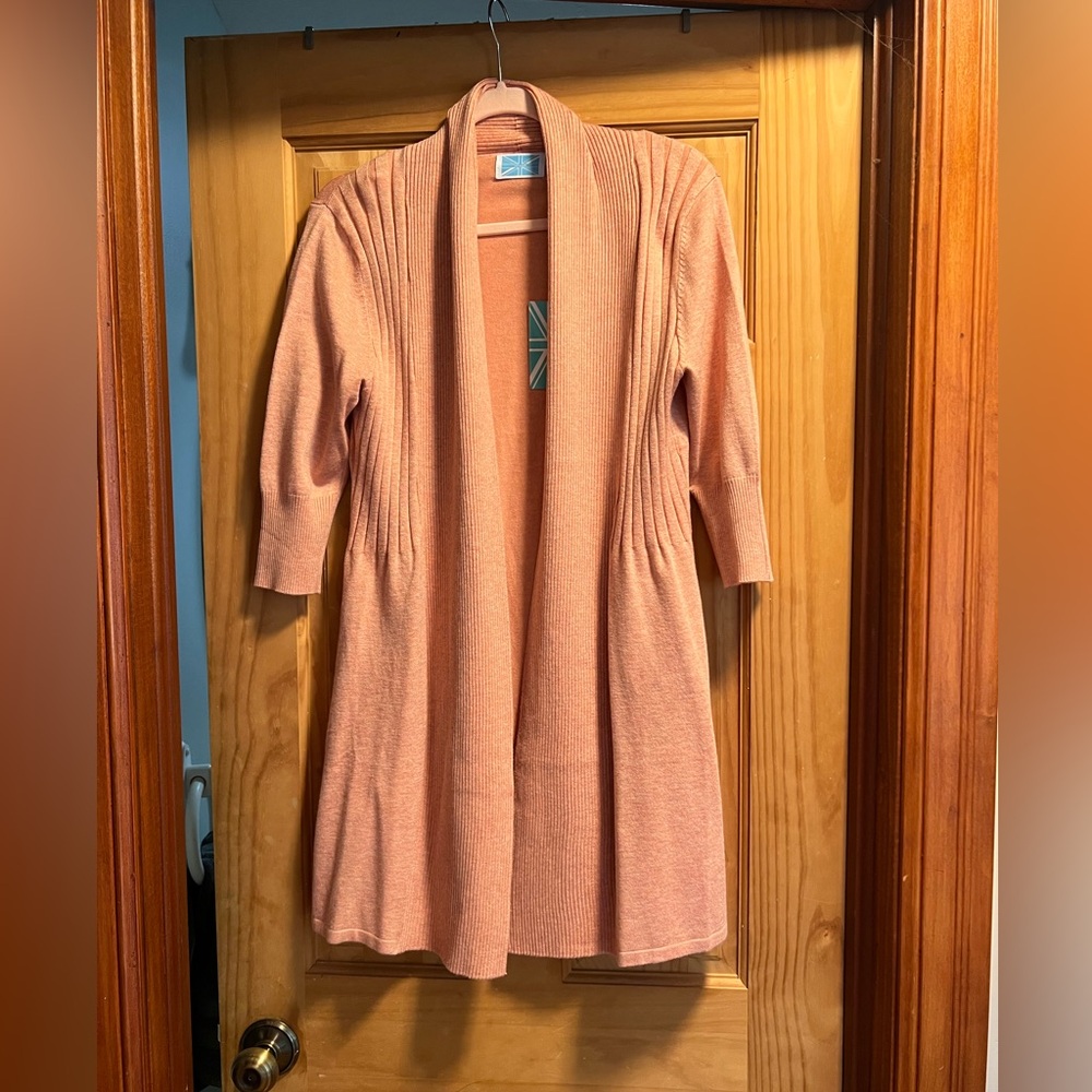 Chic Coral Women's Cardigan